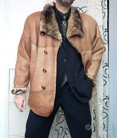 Shearling Montone   Vintage 80s  donna  beige