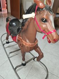 cavalluccio a dondolo vintage