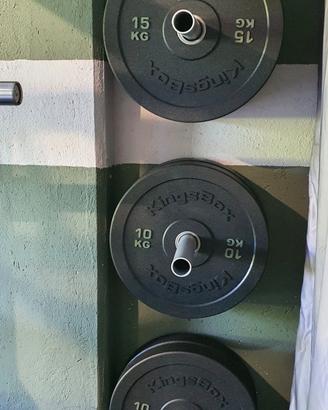 dischi bumpers olimpici 90KG 50mm