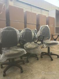 Sedia ergonimica tessuto ufficio