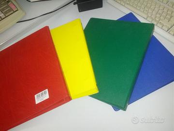 4 Raccoglitori 2 anelli Dorso 3,5cm