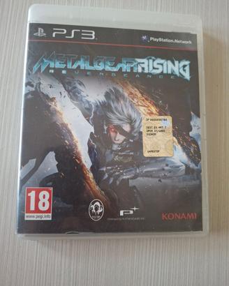 Metal Gear Rising Revengeance ps3 PAL no manuale