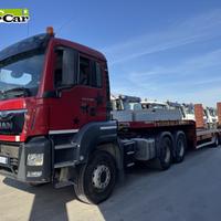 Man Tgs 33.510 trattore 6x4 con vasca e carrellone