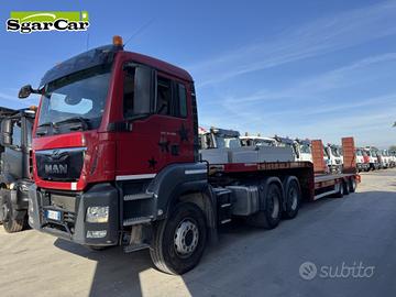 Man Tgs 33.510 trattore 6x4 con vasca e carrellone