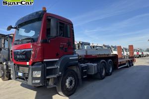 Man Tgs 33.510 trattore 6x4 con vasca e carrellone