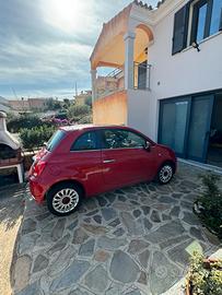 Fiat 500 Red Hybrid