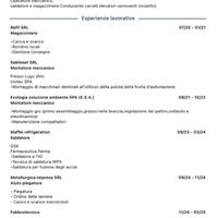 Operaio metalmeccanico/saldatore tig