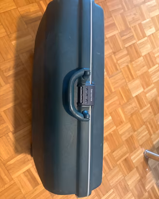 Valigia verde samsonite