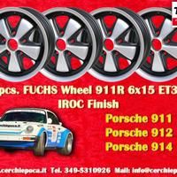 4 pz. cerchi Porsche Fuchs 6x15 ET36 356 C SC 911