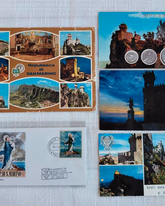 San Marino 1968-76 Cartoline Viaggiate + Busta FDC