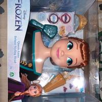 figure Anna deluxe styling head - Frozen Disney