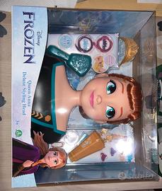 figure Anna deluxe styling head - Frozen Disney