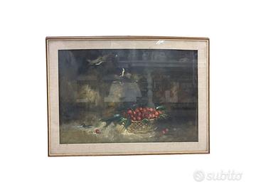 Quadro dipinto firmato Monti Rolando - anno 1962