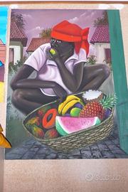 Quadro enorme, 120 x 90, acrilico, Cuba