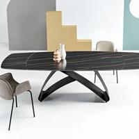 TAVOLO 100X200 ALL. 280 KING PORTORO NERO OPACO
