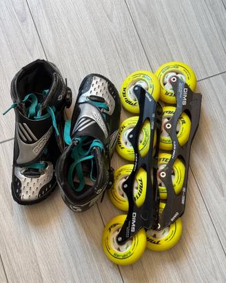 Pattini inline da corsa bont numero 38