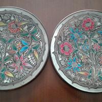 Piatti in rame smaltati