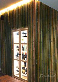Bambù - canne di bambu per arredamento