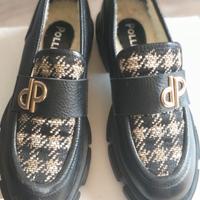 Mocassini Pollini con pelo interno 