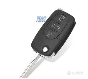 ALLOGGIAMENTO CHIAVE AUDI QUADRATA 3 PULSANTI CON 