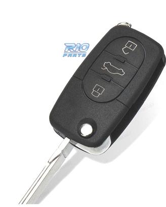 ALLOGGIAMENTO CHIAVE AUDI QUADRATA 3 PULSANTI CON 
