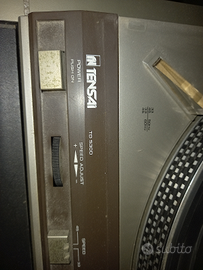 Piatto giradischi Tensai TD 530 hi fi vintage