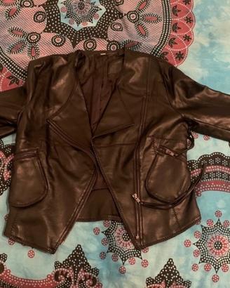 giacca in pelle donna TEZENIS taglia S