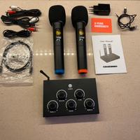 DIGITNOW PORTABLE UHF WIRELESS MICROPHONE MIXER