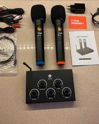 DIGITNOW PORTABLE UHF WIRELESS MICROPHONE MIXER