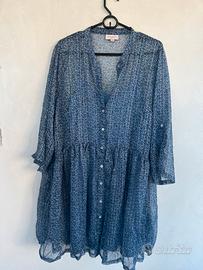 Vestito sottoveste blu e camicia– ONLY Carmakoma