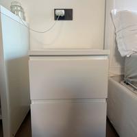 Comodino due cassetti ikea malm
