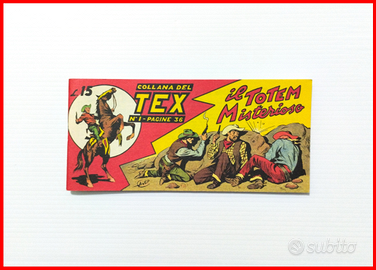 Fumetto collana Tex Totem misterioso prima serie