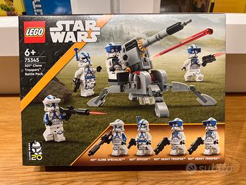 Lego 75345 Star Wars 501st clone MAI APERTO