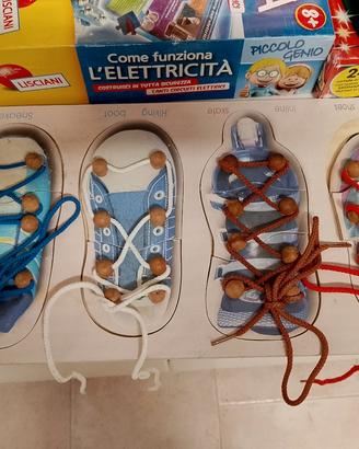 imparare a legarsi le scarpe