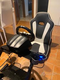 Postazione da corsa + volante/pedali
