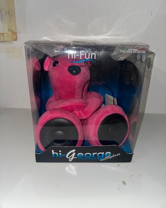 Altoparlante Hi Geroge Music Bear con microfono
