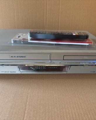 COMBO JVC VIDEOREGISTRATORE VHS ,DVD"FUNZIONANTE