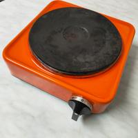 Piastra elettrica portatile arancione