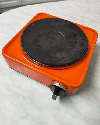 Piastra elettrica portatile arancione
