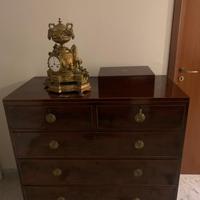 Como’ cassettone antico dell’800 inglese in mogano