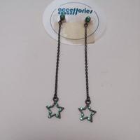 Orecchini con stella pendente