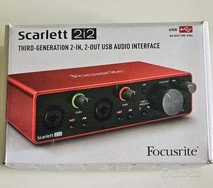 Focusrite Interfaccia audio USB Scarlett 2i2