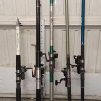 Canne, mulinelli, porta canne