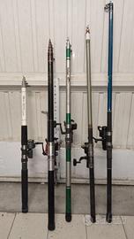 Canne, mulinelli, porta canne