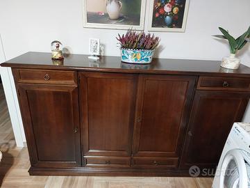 credenza stile arte povera 