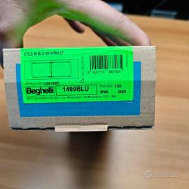 luce emergenza Beghelli a incasso blu