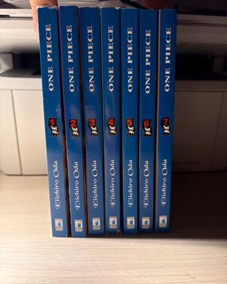 One Piece blocco volumi da 1 a 7 standard edition