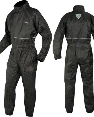 Tuta Intera Anti Pioggia Moto Ripiegabile L NUOVA