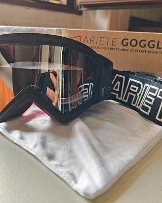 Occhiali maschera Ariete enduro mtb, doppia lente