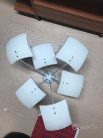 Lampadario 6 fonti luce